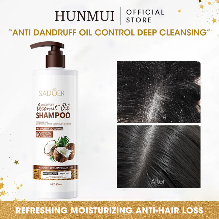 SADOER Coconut Oil Moisturizing Hair Care Dandruff Shampoo Refreshing sadoer-coconut-oil-moisturizing-hair-care-dandruff-shampoo-refreshing