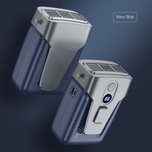 Portable Fan 12000mAh Rechargeable Stsase Mini Waist Fan With Max 30H Working Time 3 Speeds 9500RPM Strong Airflow Wearable Personal Clip Fan Belt Fan for Outdoor Jobsite Farms Traveling Fishing