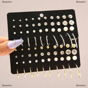 [COD] Beaution 20 Pairs Womens Earrings Set Earrings For Women Bohemian Fashion Jewelry Geometric Stud Earrings