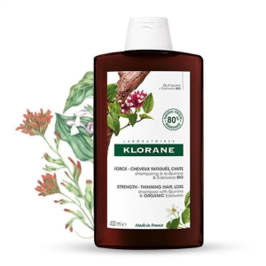 Klorane  Shampoo Anti-Hair Fall 400ml  精华液100ml