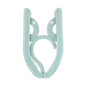 ไม้แขวนเสื้อพับได้พกพา  ไม้แขวนเสื้อพลาสติกสำหรับเดินทาง  ขนาดเล็ก (พับได้ถึง 4.5 นิ้ว  น้ำหนักเบาและพกพาสะดวก  ใช้ในบ้านและโรงแรม