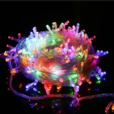 Lampu Hias LED Warnawarni 10 meter 100 lampu + Kontra / Natal TUMBLR