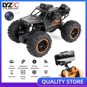 LYZRC RC Car WIFI FPV 1:18 4WD Off-road Remote Control Car With 720P Camera RC Drift Car Climbing Car High Speed Toys For Kids