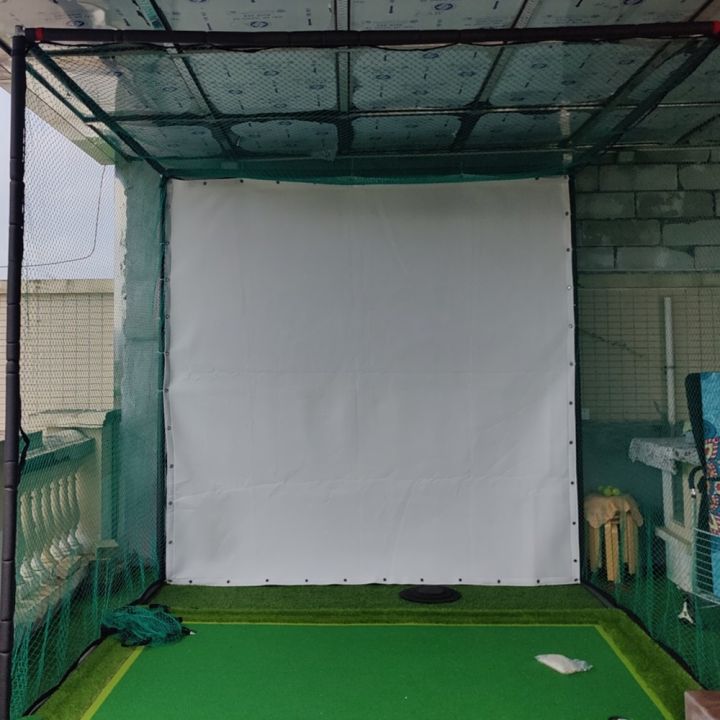 Golf Target Screen Golf Double Layer Simulator Impact Screen พร้อม Grommet Hole Indoor ...