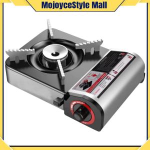 Portable Butane Stove for Camping and Hiking Compact Outdoor Cooking Equipment with Adjustable Flame