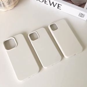 [i15] พร้อมส่ง E9S20 เคสซิลิโคนเนื้อหนา Premium case สีพื้น(1) เกรดดี บุกำมะหยี่ สำหรับiPhone เคสไอโฟน 15Plus-15Promax