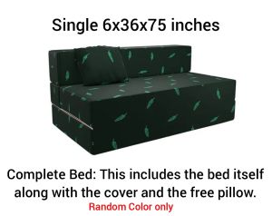 Mandaue Foam Budget Sofa Bed Space Saving Convertible 2-in-1 Dual Purpose