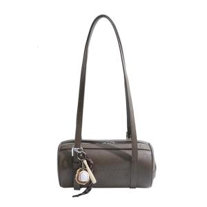 Multifunctional Retro Style Cylinder Handbag For Women PU Leather Shoulder Bag 2025 Design Crossbody Purse Armpit Bags