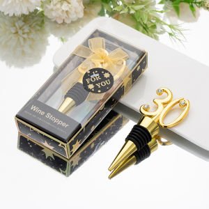 【Fast delivery】 60th birthday gift Party gift Reusable gift Wine bottle stopper Party gift Unique design gift for friends