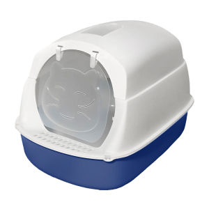 Cat Litter Box Anti Spill Enclosed Litter Box Open Deodorant