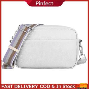 Womens Stylish Square Crossbody Bag with Wide Strap Durable Solid Color Tote Bag for Work and Leisure