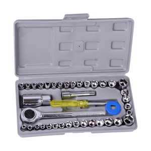 Professional 40 Piece Motorcycle Repair Maintenance Set Carbon Steel Hand Tool For Mechanics Projects