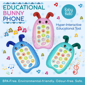 Baby Bello - Baby Cell Phone Toy Learning and Play Early Education Music for 0 to 18 months infant Toys Baby Gift