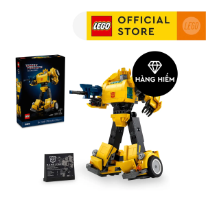LEGO ADULTS ICONS 10338 Đồ Chơi Lắp Ráp Xe Đua Biến Hình Transformer BumbleBee (950 chi tiết)