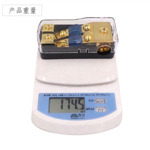 Car audio modification power cable splitter fuse holder fuse fuse tube circuit breaker splitter