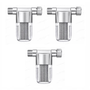 Water Heater Pre Filter Water Heater Filter Sediment Filter Rust Remover Washable Reusable Stainless Steel Mesh Water Purifier Shower Filter