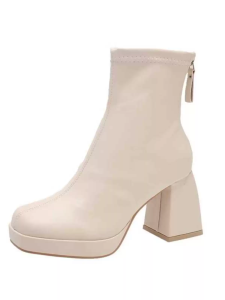[COD]Fashionable High Heels Boots for Women Elegant at Chuchurista Lady maganda ipangwork at pang party 2 colors available now stiletto