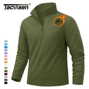 TACVASEN Turtleneck Fleece Sweatshirts Thermal Quarter-Zip Lightweight Pullovers Casual Warm Breathable Hiking Golf Sweaters2026