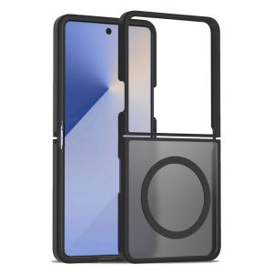New Case for Samsung Galaxy Z Flip 7 Phone Case Luxury Support in Wireless Charging Flip Cover for Samsung Z Flip 6 Phone Cover
