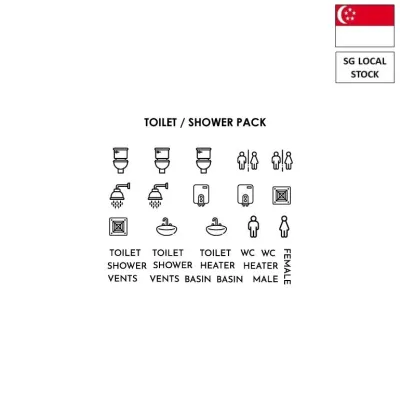[SG STOCK] Premium Switch Label Sticker | UV Printed Borderless Waterproof Transfer Decal | SG Seller