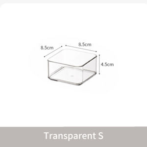 DXL Multifunctional Storage Box Desktop Drawer Stackable Storage Box Kitchen Office Acrylic Box Cosmetics Jewelry Transparent Acrylic Texture Compartment Box