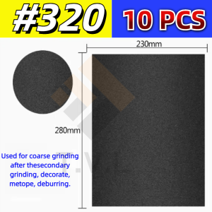 (10 PCS) Warehouse Liha Sandpaper Waterproof Abrasive Sand Paper Grit #60 to #2000 Abrasive Sanding Paper