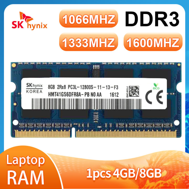 NEW SK Hynix 2GB/4GB/8GB DDR3L 1600Mhz/1333Mhz/1066Mhz PC3L-12800S - Main Image