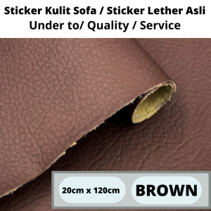 STIKER KULIT LEATHER STIKER COVER BEST SELLER PERBAIKAN KULIT YANG RUSAK | 20 cm x 120 cm | PENAMBAL KURSI DAN TAS YANG BERLUBANG