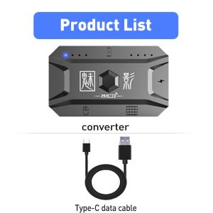 USB Rechargeable M1 Pro Mobile Controller Game Converter Mouse and Keyboard for PC Bluetooth PUBG Android Phone TypeC
