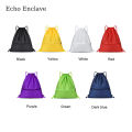 Echo Enclave Men's backpack drawstring bag sports fitness backpack lightweight basketball bag. 