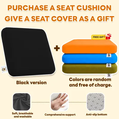 MiGuMiGu MUJIcushion Memory Cotton Cushion Office Chair Cushion Summer Cushion Student Cushion Bench Dining Table Chair Cushion Sedentary Cushion Long Sitting CushionModern Style