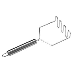 Stainless Steel Potato Masher Shape Wave Masher Mashed Potatoes Fruit Vegetable Tools Press Crusher