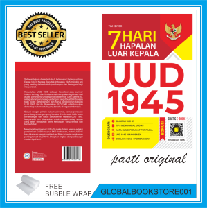 Buku UUD 1945 Untuk kedinasan dan CPNS 7 Hari Hapalan Luar Kepala UUD 1945 TERBARU