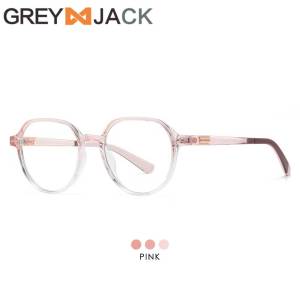 Grey Jack Kacamata Antiradiasi Blueray Korean Style Oval Bisa Minus Trendy Fashion Pria dan Wanita Terbaru 863
