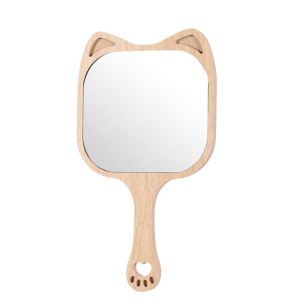 STARGOODS Single-Sided Makeup Mirror with Handle Creative Portable Handheld Mirror Make Up Mirrors Household Cosmetic Mirror Home Decor