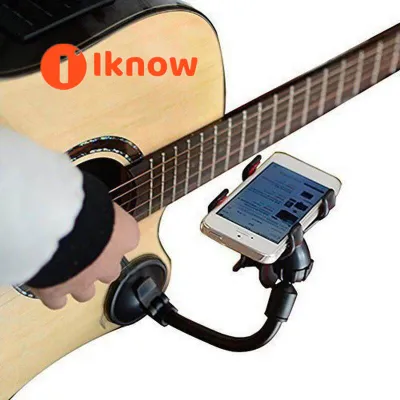 Guitar Universal Smartphone Support Phone Holder Mount Clip Suction Cup for Acoustic