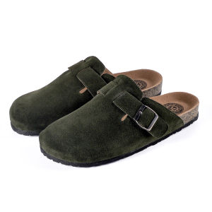 morningbell carlos suede - sandal pria clog - sandal mules