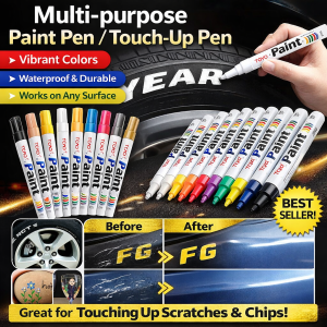 【Multi-Purpose Fade-Proof】Multi-Purpose Paint Pen/Paint Marker Pen For Car Scratch Repair/Tire Marking/Waterproof Oil-Resistant Quick-Dry