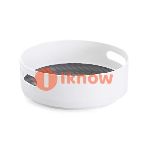 I know 360 Rotating Tray Kitchen Storage Rotating Seasoning Storage Box Kitchen Plastic Storage Shelf