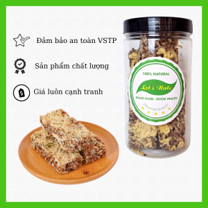 Thanh cơm gạo lứt ngũ cốc chà bông ăn kiêng ăn vặt hộp 300g sang trọng hợp vệ sinh SUSUTOSHOP