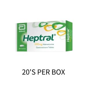 【Ready stock】HEPTRAL 500MG TAB 20S PER BOX