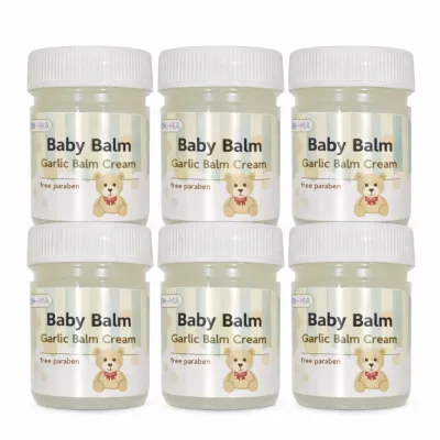 OHMA Garlic Balm Baby Balm Asli | Balm Bawang Putih Bayi & Kanak Kanak Legakan Kembung Perut Selesema Batuk Hidung Tersumbat Angin Badan Urut Perut Bayi Minyak Balm Aromaterapi Semulajadi Tanpa Paraben Sesuai Untuk Bayi Kanak Kanak Dan Dewasa Premium Plus