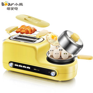 Bear 5 in1 Multifunction Toaster Bread Breakfast Machine Set with non-stick frying Pan & 6 stage heating control DSL-A02Z1