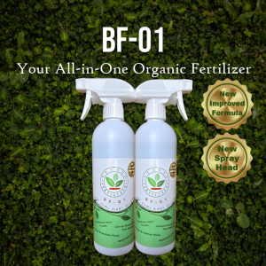 [2 Bottles] BF-01 Liquid Organic Fertilizer–All-in-one Plant / Gardening Solution (A product of Beyond Fertilizersᵀᴹ)