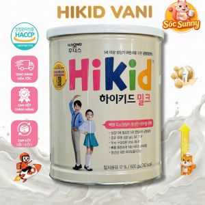 (DATE 2027)Sữa Hikid Vani Hàn Quốc Bổ Sung Canxi Tăng Chiều Cao Cho Bé 600g