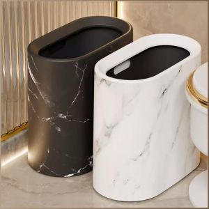 ถังขยะ ป้องกันการรั่วซึ ม ีสไตล์ สง่างาม และมีบรรยากาศ ความจุขนาดใหญ่ ช่องว่างแคบ เรียบร้อยและสวยงาม