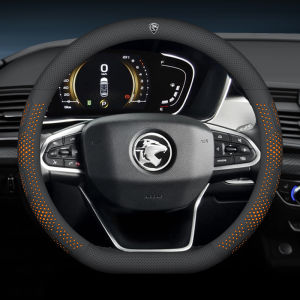 Car ultrathin Steering Wheel Cover For Proton X50 Saga Persona X70 Iriz Exora X90 S70 Wira Waja Ertiga Preve Satria Leather Ultra-Thin Anti Slip Car Universal Steering Wheel Cover