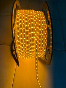 LAMPU LED STRIP SELANG 5050 100METER AC 220V WATERPROOF + SOKET 5PCS Lampu selang led drop ceiling plafon outdoor - 220V