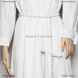 [COD] Home Fashion Women Fashion Belts Luxury Designer Belt Waistband White Waist Chain All-match Pendant Belt For Women