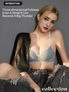 Womens Push Up Bra Wireless Seamless Soft Support for Small Chest with Side Coverage Lift Push Up Bra Seamless Underwear Anti-Sagging Lingerie Lightweight Bralette